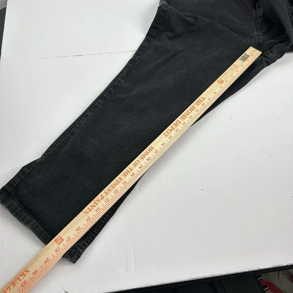 The Perfect Jean NYC Mens 42x30 (x28) Black Thick Thicc Cotton Stretch Flex